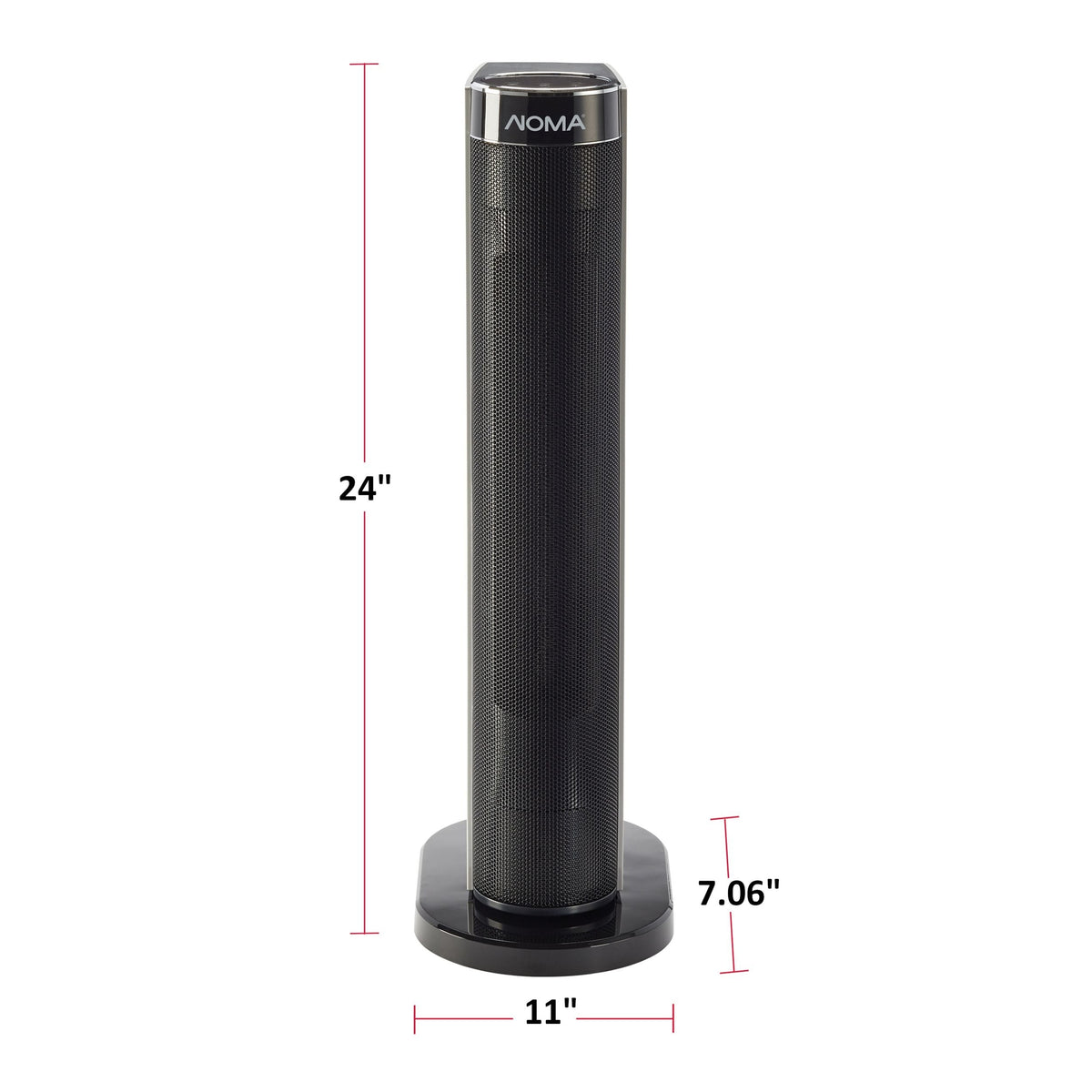 Digital Tower Ceramic Heater withRemote Control & Thermostat, 1500W, White, 24-in N1R1 - product image 6