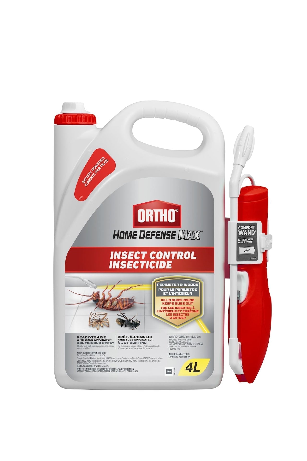 Home Defense MAX Perimeter & Indoor Liquid Ready-to-Use Insect Control, Insecticide, 4-L A4A9 - product image 1