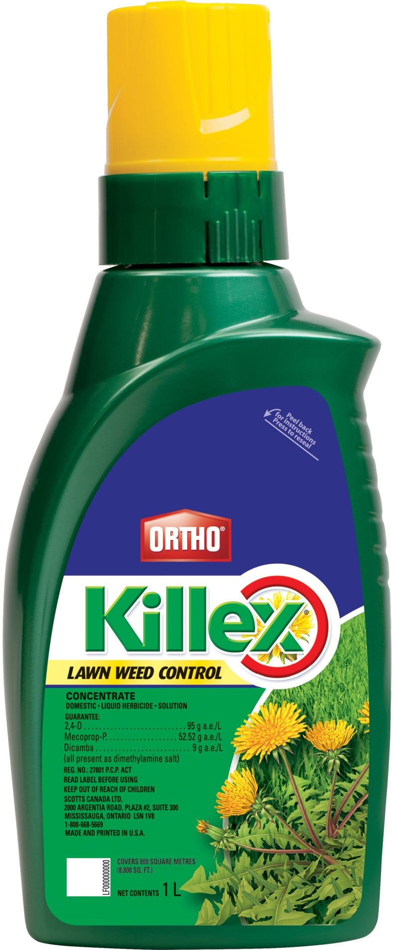Killex Liquid Lawn Weed Killer Concentrate, Herbicide, 1-L M6Q7 - product image 1