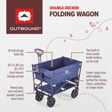 Double-Decker Outdoor Utility Wagon D6S9 - product image 7