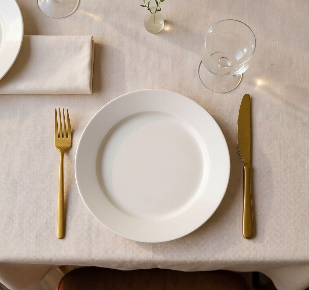 Chelsey Satin Gold Finish Slim Round Stainless Steel Flatware Set, Serves 4, 20-pc D7H9 - product image 2