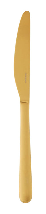 Chelsey Satin Gold Finish Slim Round Stainless Steel Flatware Set, Serves 4, 20-pc D7H9 - product image 3