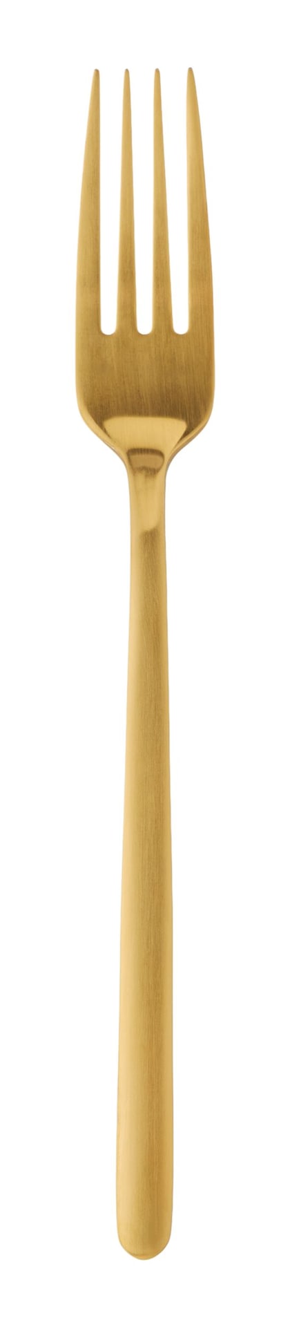 Chelsey Satin Gold Finish Slim Round Stainless Steel Flatware Set, Serves 4, 20-pc D7H9 - product image 5
