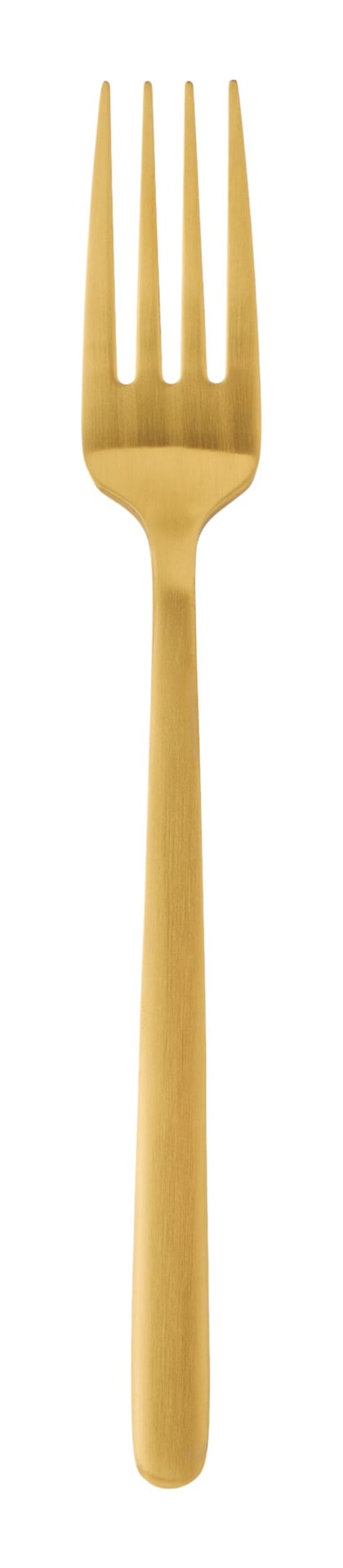 Chelsey Satin Gold Finish Slim Round Stainless Steel Flatware Set, Serves 4, 20-pc D7H9 - product image 7