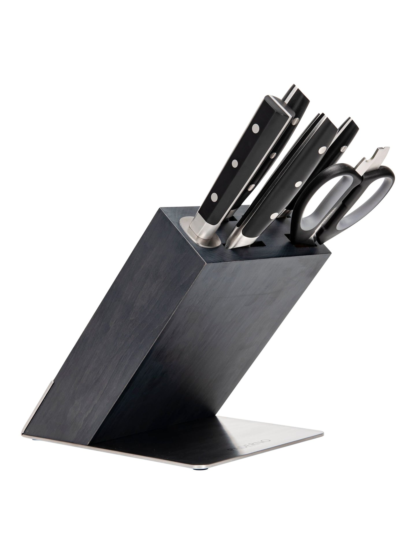 Fully Forged Stainless Steel Knife Block Set, 7-pc Q8B6 - product image 1