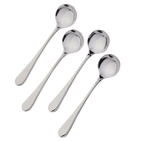Stainless Steel Soup Spoons, 4-pc Q5T7 - product image 1