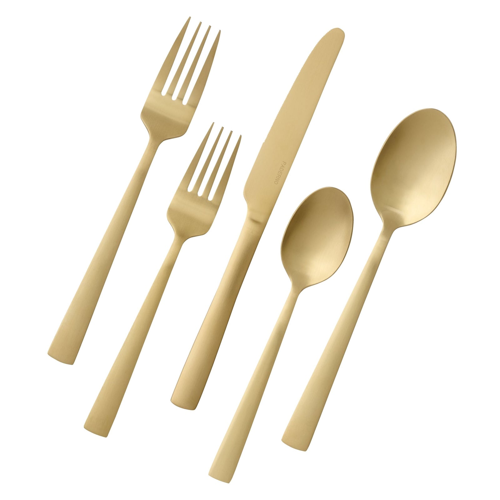 Summerside Champagne Matte Stainless Steel Flatware Set, Serves 4, 20-pc C6X9 - product image 1
