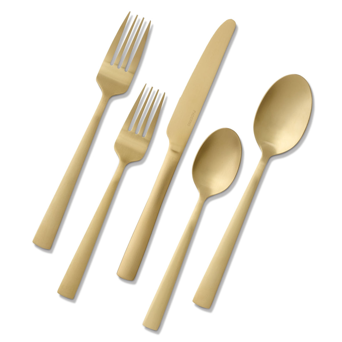 Summerside Champagne Matte Stainless Steel Flatware Set, Serves 4, 20-pc C6X9 - product image 2