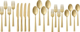 Summerside Champagne Matte Stainless Steel Flatware Set, Serves 4, 20-pc C6X9 - product image 4