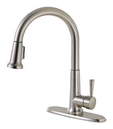 Single-Handle Pull-Down Kitchen Faucet, Brushed Nickel U9G5 - product image 1