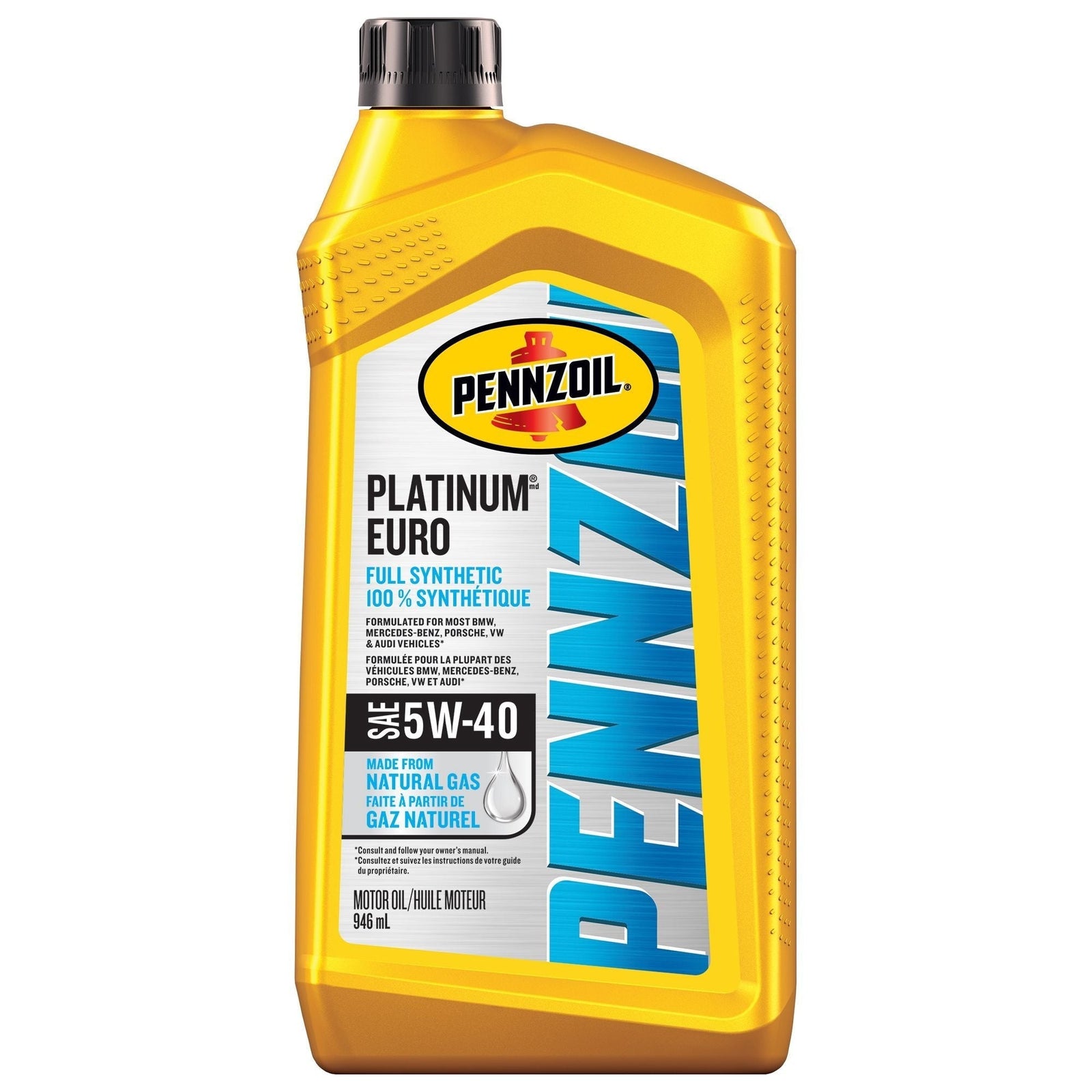 Platinum Euro 5W40 Synthetic Engine/Motor Oil, 946-mL R5B2 - product image 1