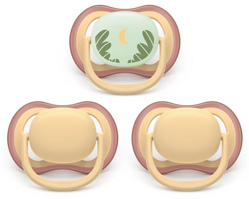 Ultra air Pacifier 0-6 Months All Day, Yellow, 3-pk S9J3