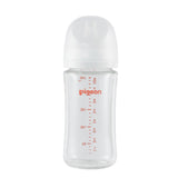 Glass Bottle with Silicone Nipple (M), 8-oz, 3 Months+ H4P0 - product image 1
