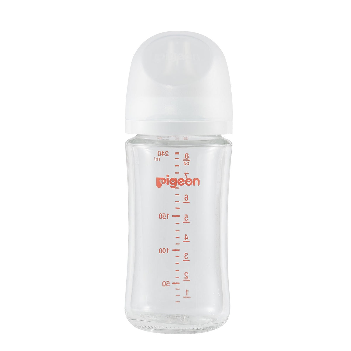 Glass Bottle with Silicone Nipple (M), 8-oz, 3 Months+ H4P0 - product image 1