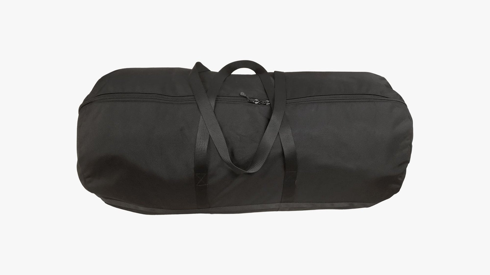 Extra-Large Black Nylon Storage Cargo Bag with Handles and Full-Length Zipper F3P6 - product image 4