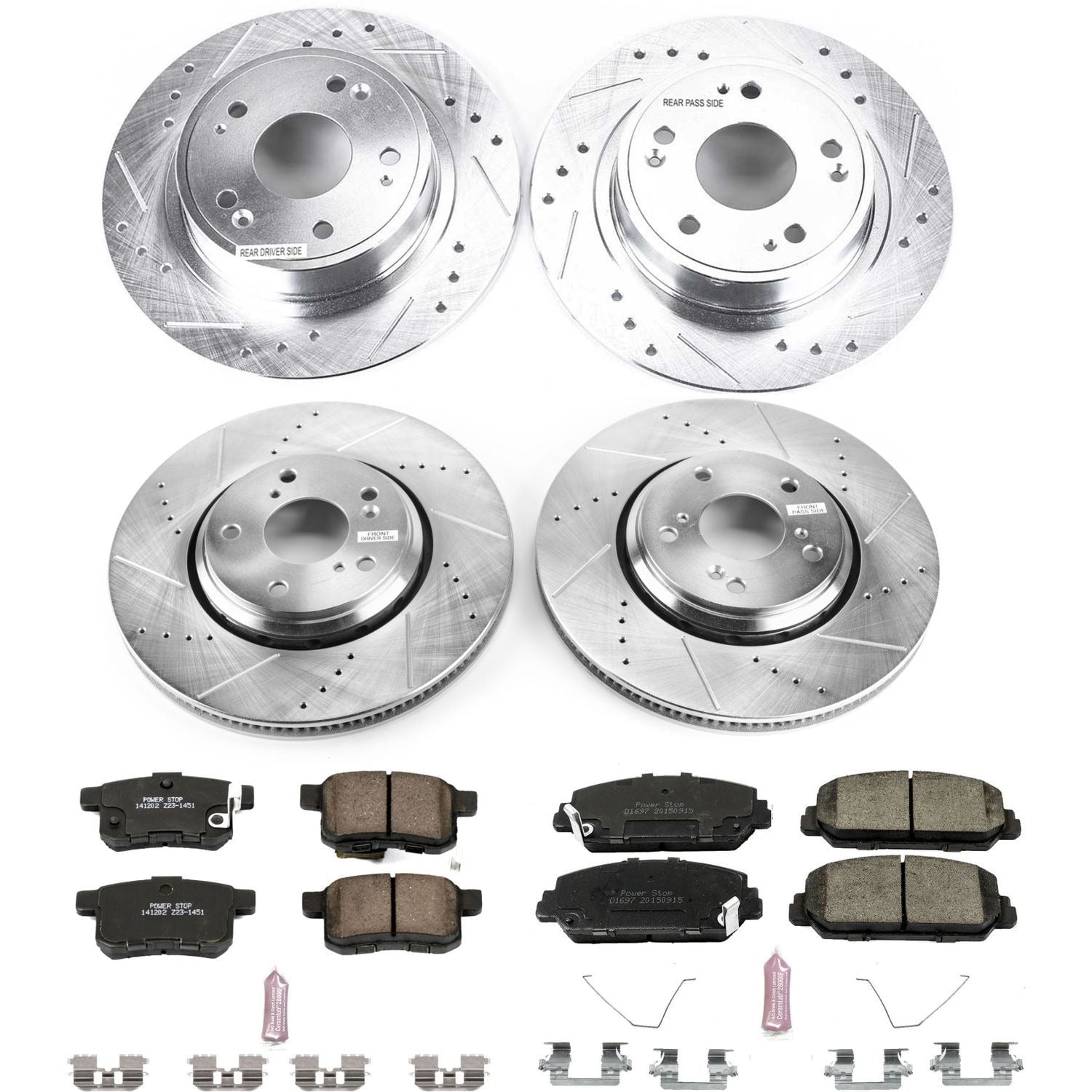 Z23 Evolution Sport Performance Brake Kit - Front & Rear (Part# K6000 - K16000) D4D0 - product image 1