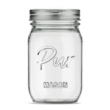 Mason Regular Mouth Glass Jar with Lid & Band, 16-oz/473-mL, 12-pk B2Q9 - product image 1