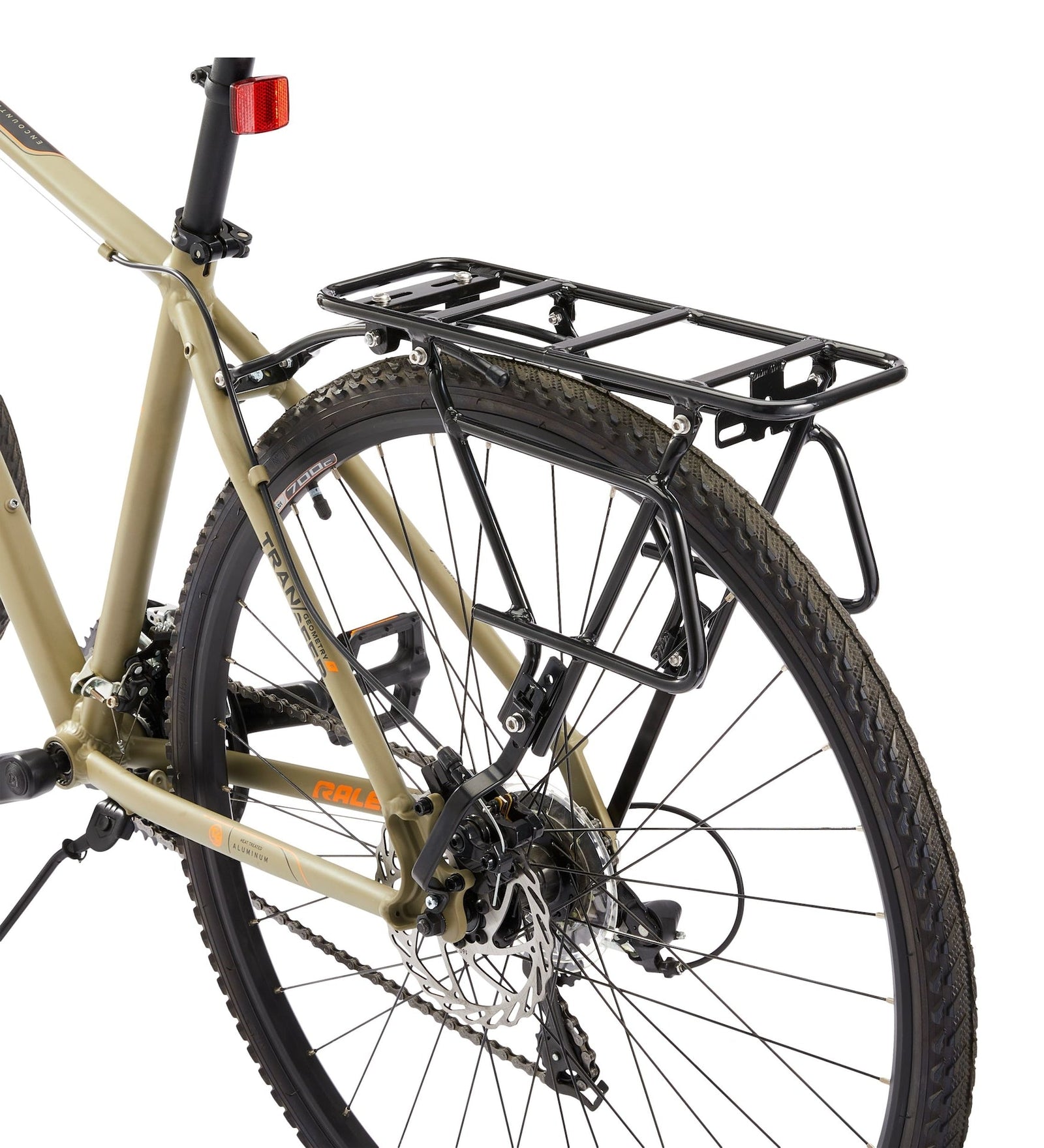 Adjustable Rear Bike Rack, Lightweight, Aluminum, Black Z3D5 - product image 4