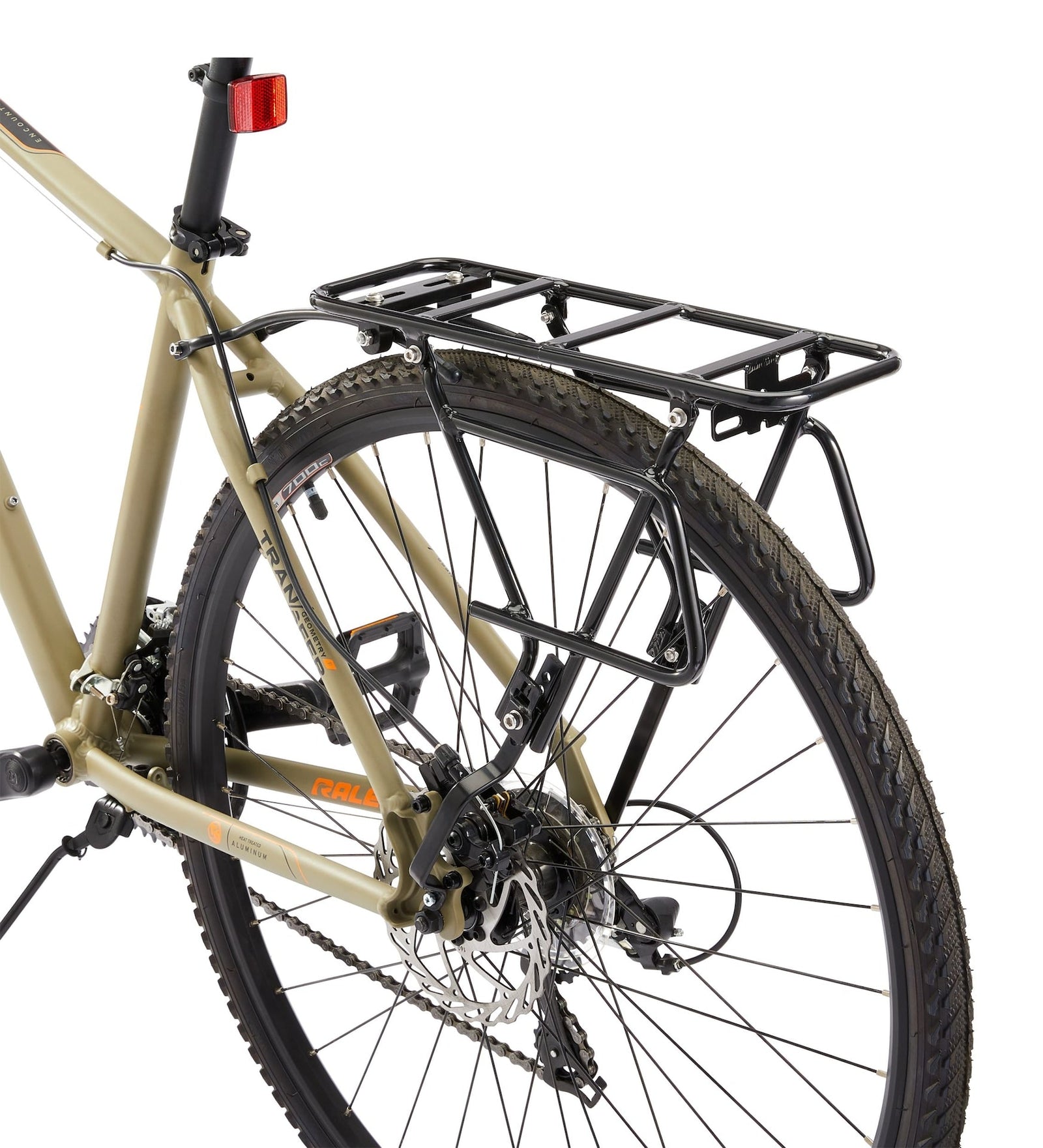 Adjustable Rear Bike Rack, Lightweight, Aluminum, Black Z3D5 - product image 5
