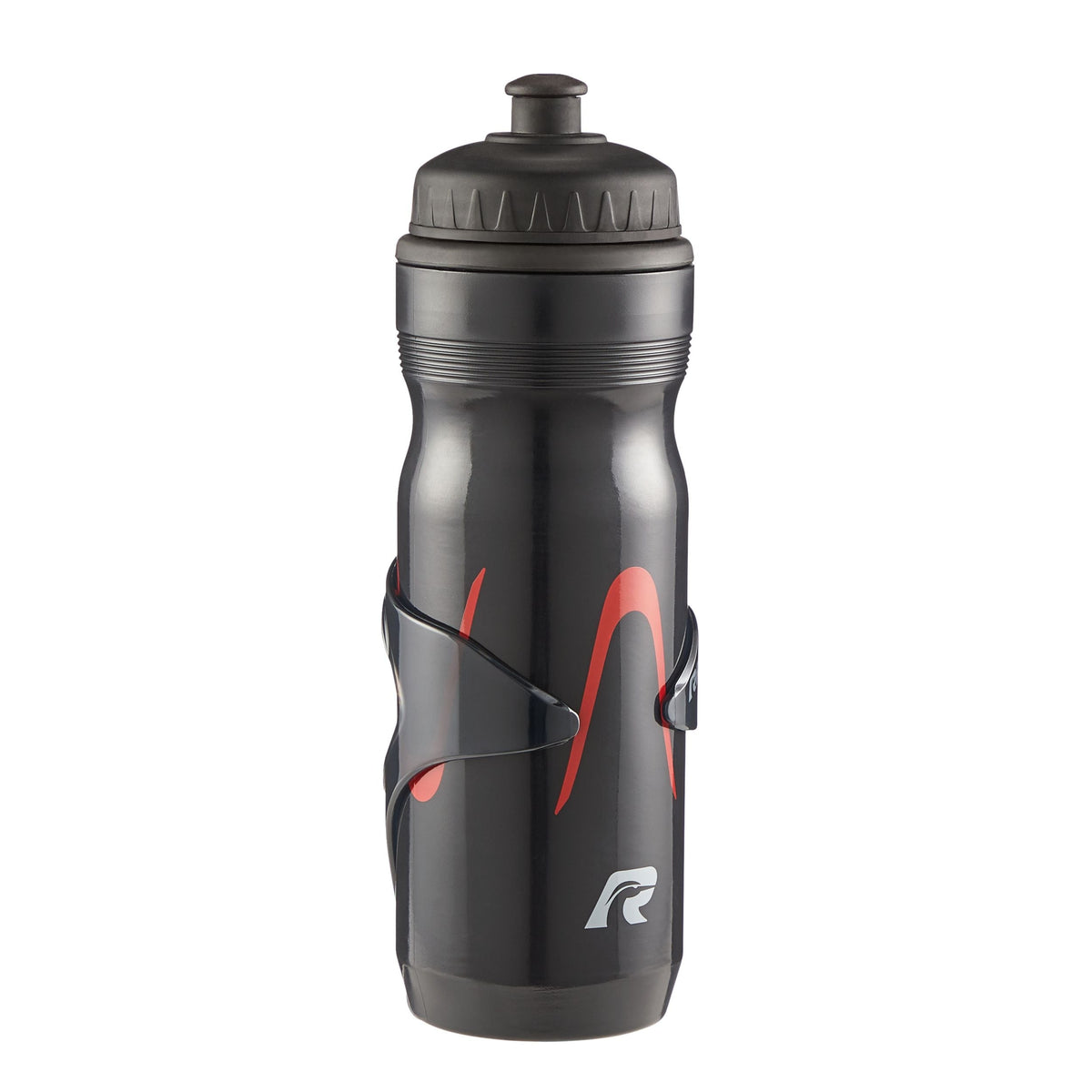 High Flow Valve Bike Water Bottle, Black Z4L7 - product image 1