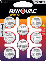 CR2032 Lithium Coin Batteries, 8-ct X8F0 - product image 1