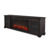 Flame Benjamin Landscape Electric Fireplace TV Stand, 81-in, 1500W, Includes Remote Control, Weathered Wood I7K3 - product image 2