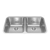 FB Double Stainless Steel Sink, 30.88x17.75-in V1G6 - product image 1