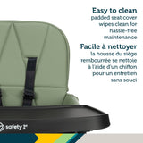 Lily Compact Foldable Mineral Green High Chair I8E0 - product image 1