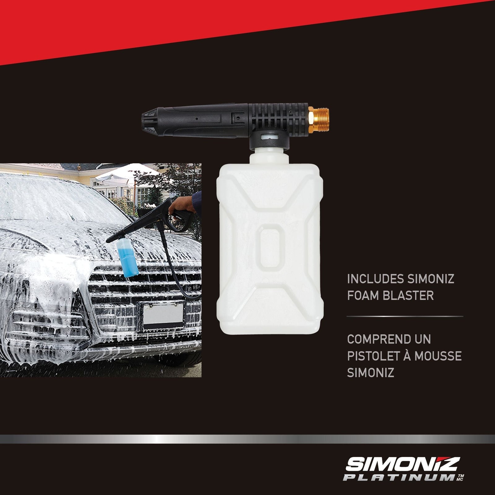 Platinum1800 PSI 2.0 GPM Corded Cold Water Brushed Electric Pressure Washer with Foam Blaster P0N7 - product image 6