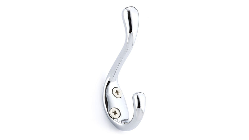 Single Hook, 3.5", Chrome, 3pk I3M3