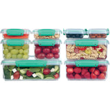 To Go Rectangular Food Storage Container Set with Removable Dividers, 18-pc I4M7 - product image 1