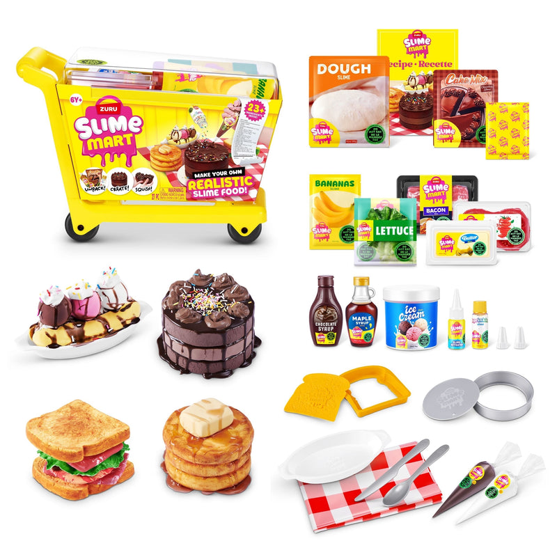 Mart Shopping Cart Series 1, Playset, Yellow R5X8