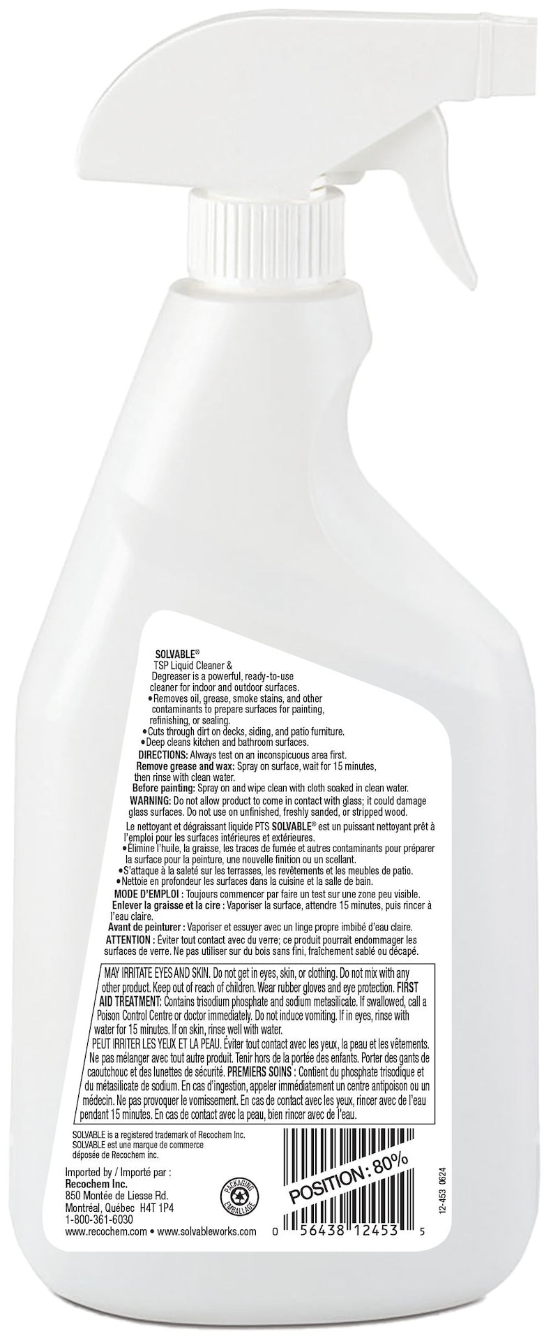 Professional Grade, Surface Cleaner & Degreaser, 625-mL Z8F2 - product image 2