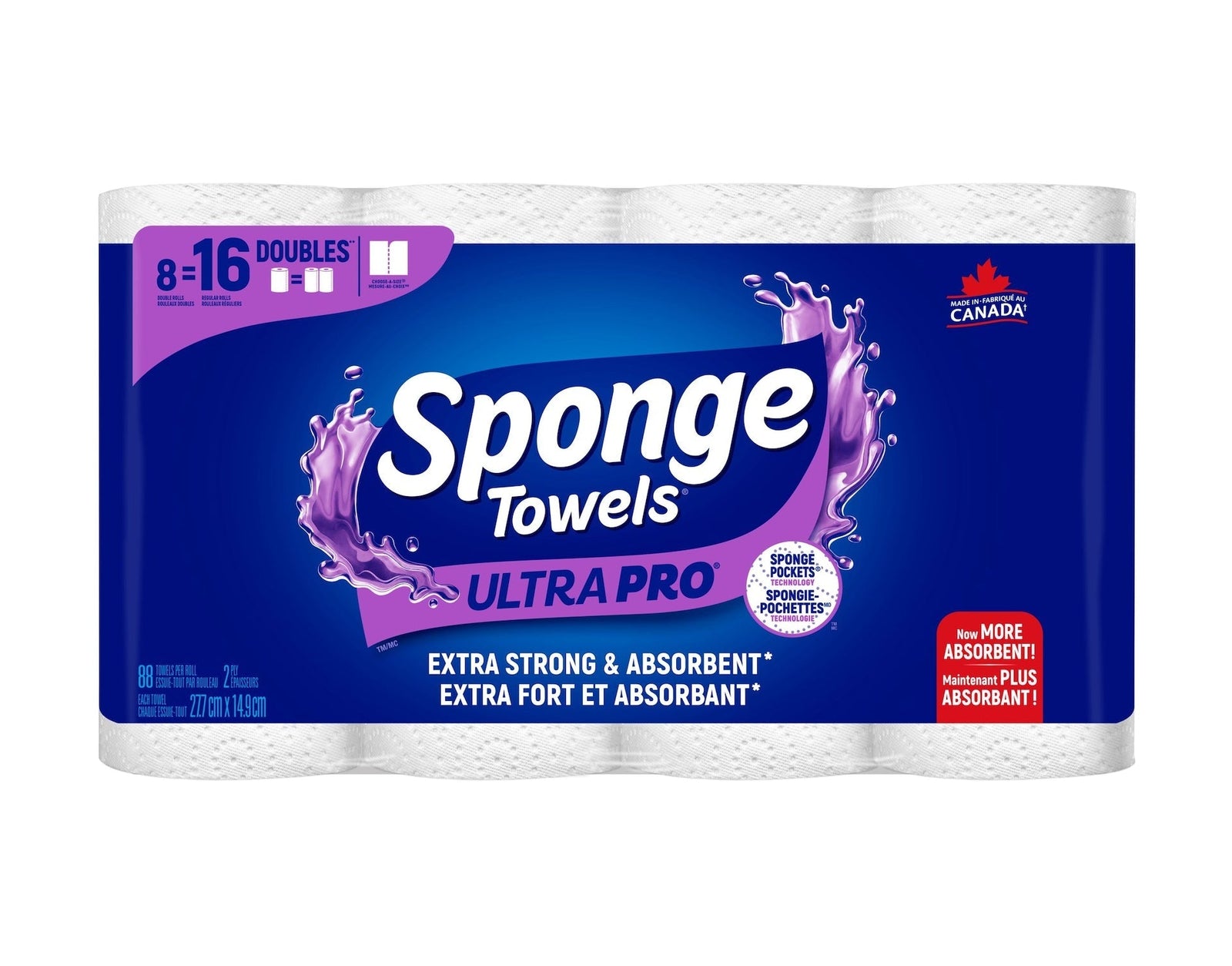 Towels Ultra Pro Paper Towels, 8=16 rolls J0W2 - product image 1