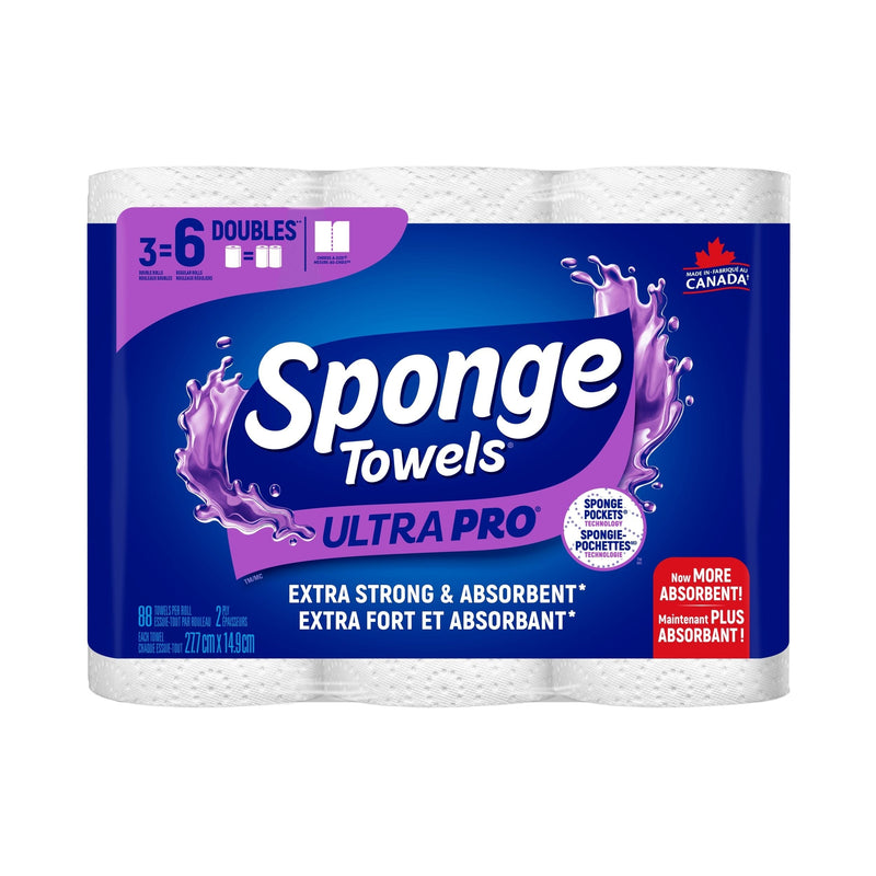 Utra Pro Double Roll Paper Towel, 3-pk P4S4