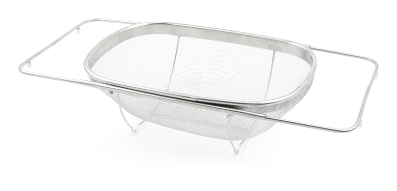 Stainless Steel Expandable Strainer, 13.5 x 9.5-in, 3.21-L M8F9