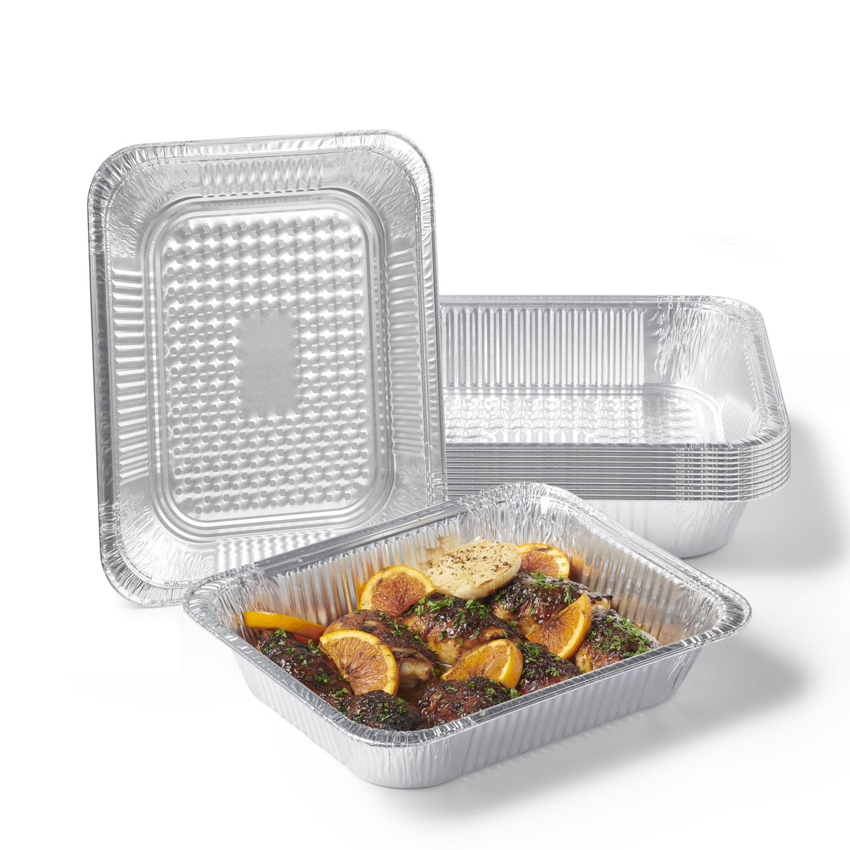 Disposable Aluminum Half Steam Table Pan, 10-pk F1D6 - product image 4