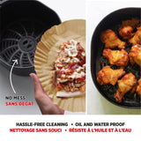 Round Non-Stick Parchment Paper Air Fryer Liner, 50-pk Y2P8 - product image 3