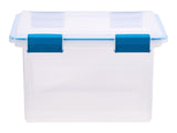 Clear Storage Box with Gasketed Lid, 30-L C3B8 - product image 1