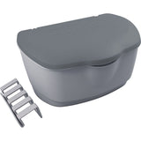 Plastic Clothespin Box, Grey I3L6 - product image 1