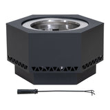 Lawrence Hexagonal Low Smoke Firepit, 28-in Z3W3 - product image 1