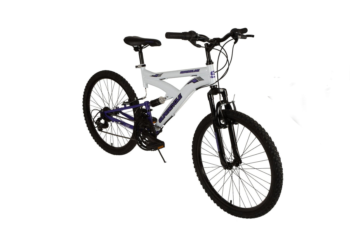 Adrenaline Youth DS Mountain Bike 24-in, White A4H3 - product image 1