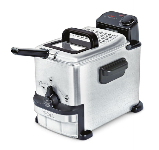 EZ Clean Pro Compact Deep Fryer with Oil Filter, Stainless Steel, 2L T3Y1 - product image 1