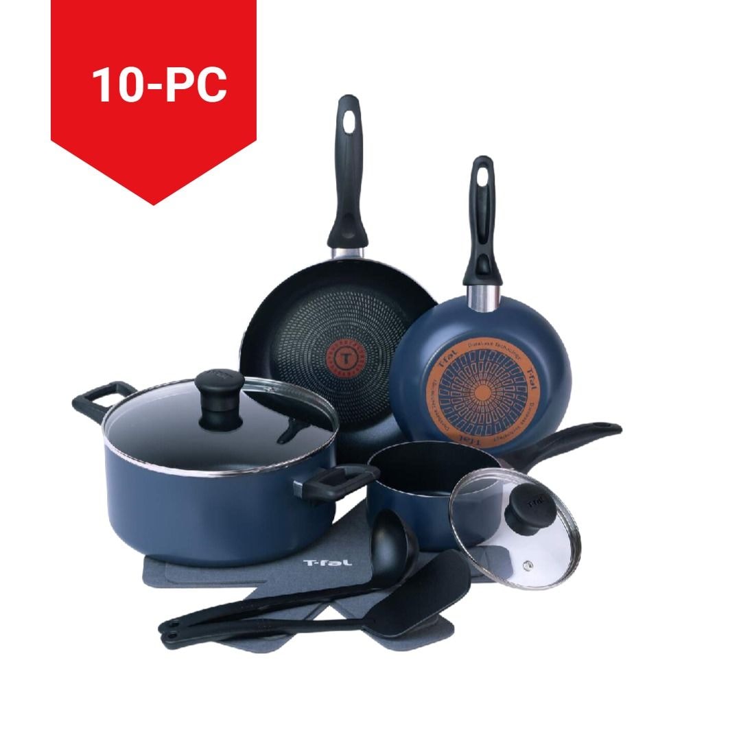Viva Aluminum Non-Stick Cookware Set, Blue, 10-pc B0C6 - product image 1