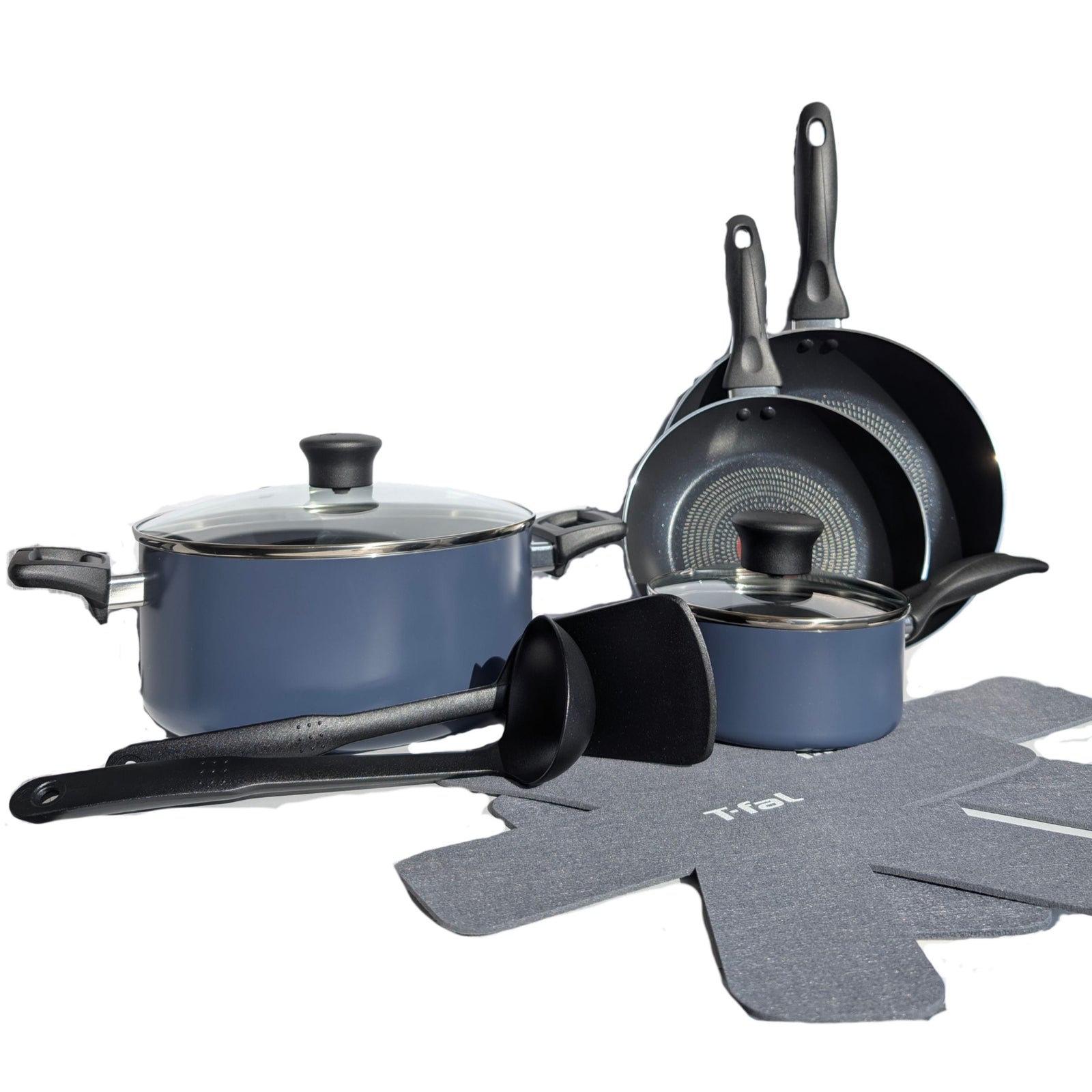 Viva Aluminum Non-Stick Cookware Set, Blue, 10-pc B0C6 - product image 4