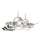 Viva Stainless Steel Cookware Set, Dishwasher & Oven Safe, Pots and Pans Set, 10-pc Q4P3 - product image 1