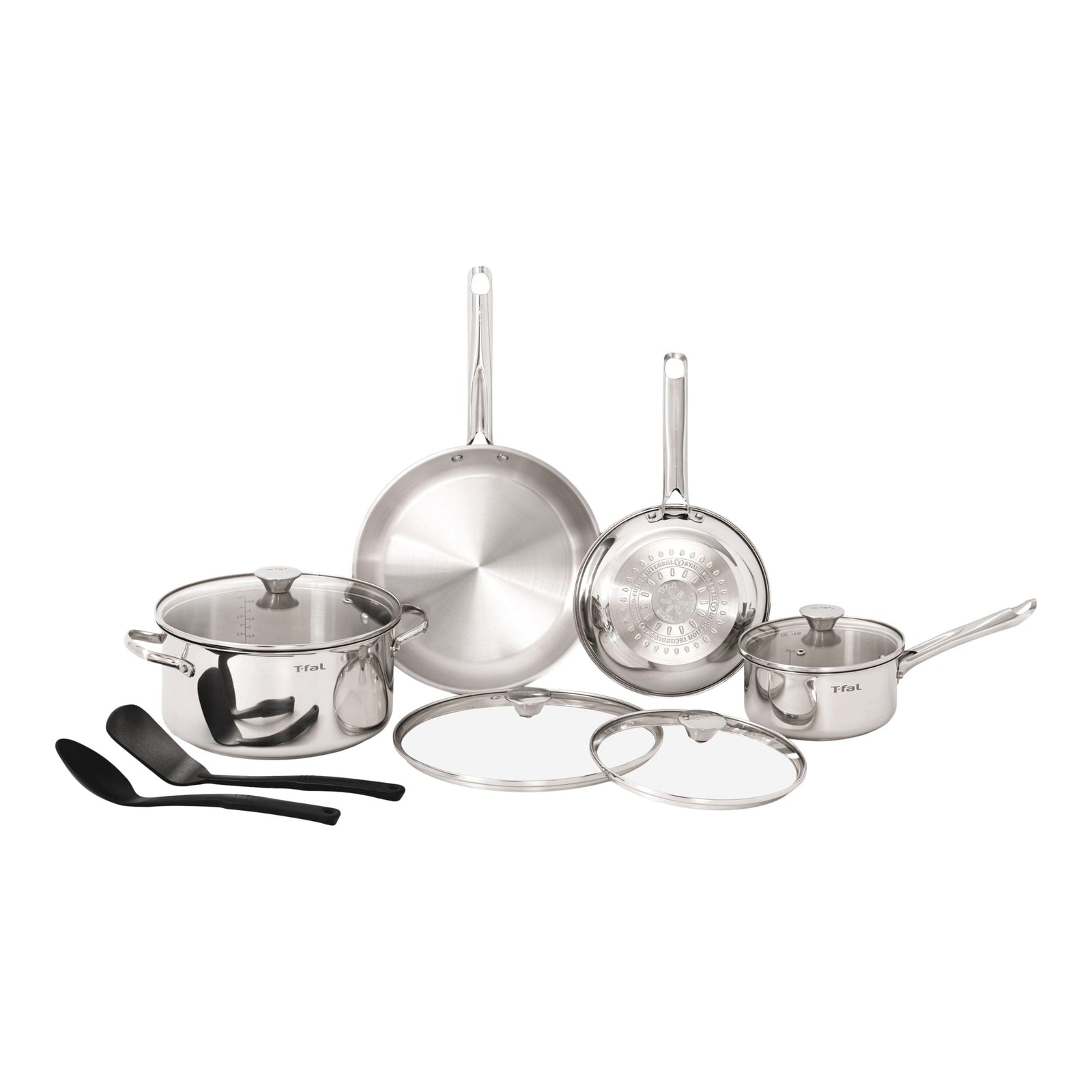 Viva Stainless Steel Cookware Set, Dishwasher & Oven Safe, Pots and Pans Set, 10-pc Q4P3 - product image 1