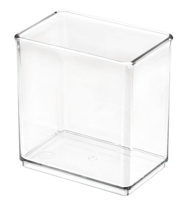 The Home Edit by iDESIGN Clear Stackable Deep Organizing Storage Bin, 1-L X6H0