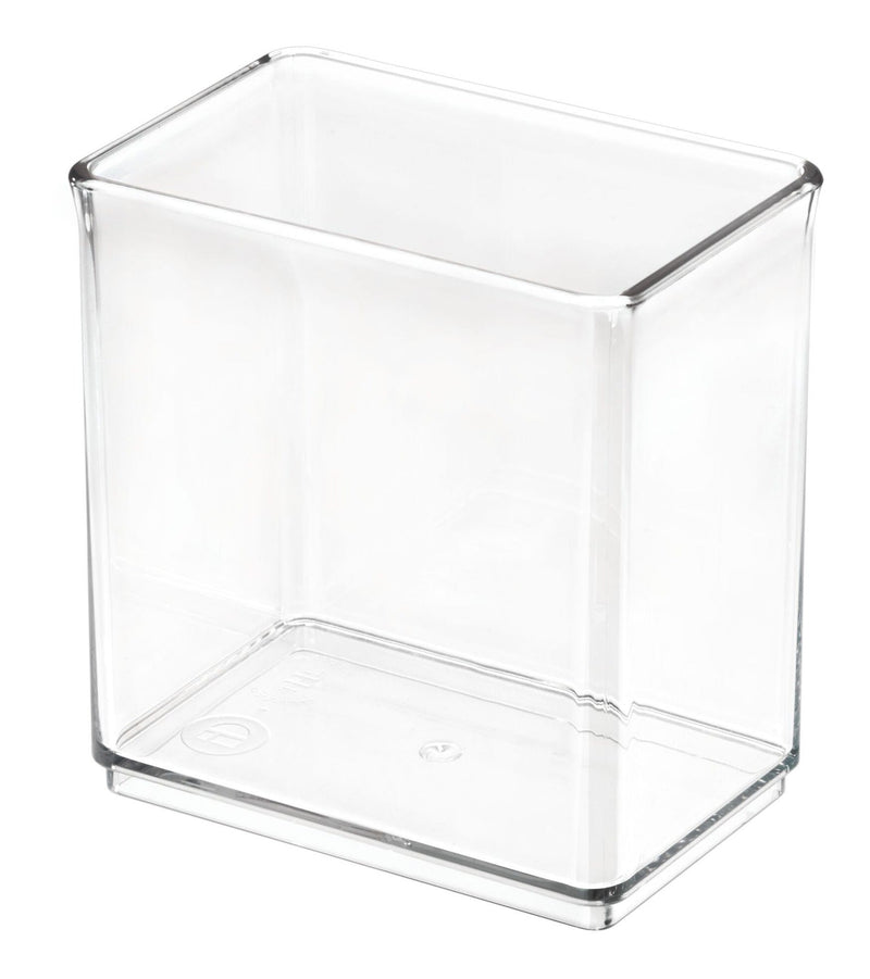The Home Edit by iDESIGN Clear Stackable Deep Organizing Storage Bin, 1-L X6H0