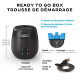 E-ZoneGuard Patio Rechargeable Mosquito Repeller with 12-Hr Refill and 5.5-Hr Battery, Charcoal L6U7 - product image 7